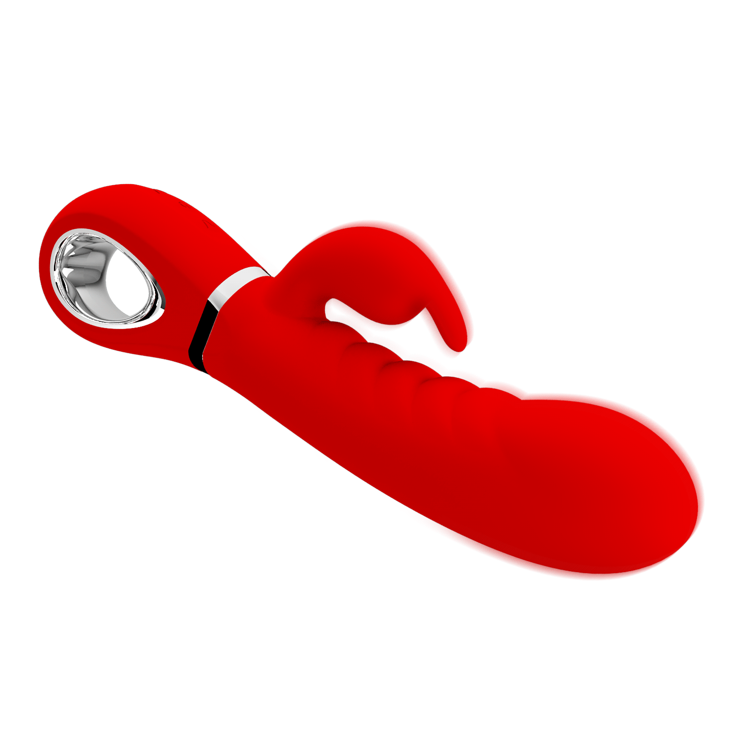 Silikonski vibrator prescott - red