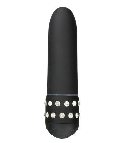 Crni vibrator za klitoris diamond