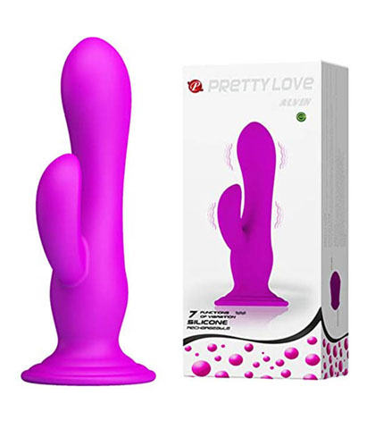 Vibrator sa stimulatorom za klitoris
