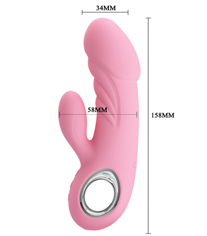 Vibrator za g tacku i klitoris-pink