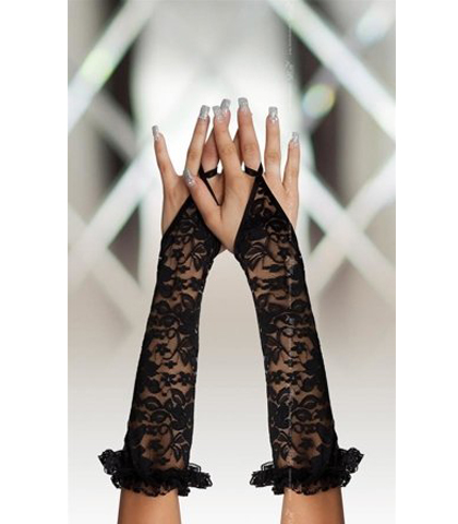 Sexy rukavice u crnoj boji