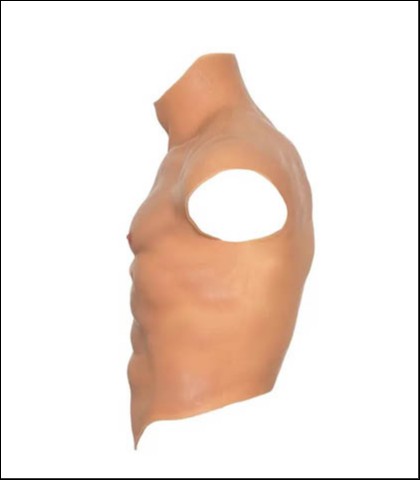 Vestacki muski torzo silicone male torso shirt