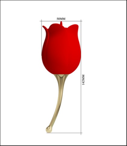 Vibrator u obliku ruze - pl "rose lover"