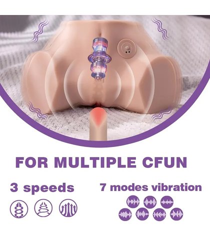 Fennie veštačka vagina sa snažnim vibracijama