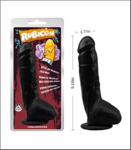 Crni dildo 23cm