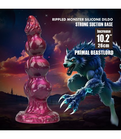 Silikonski dildo - monster primal beastlord