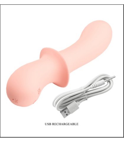 Silikonski vibrator u boji koze - abigail