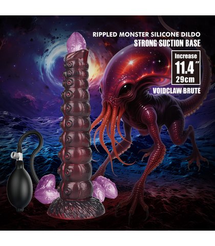 Silikonski dildo - monster voidclaw brute