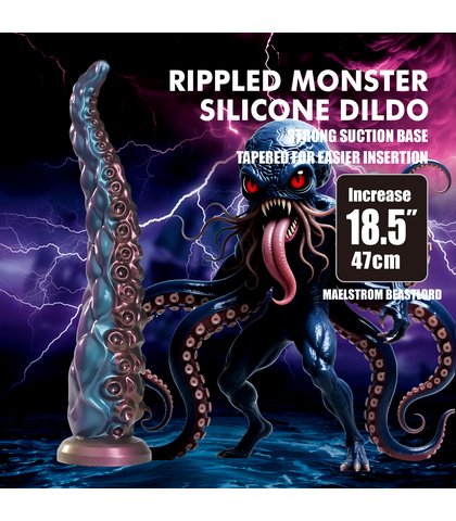 Silikonski dildo - monster maelstrom beastlord