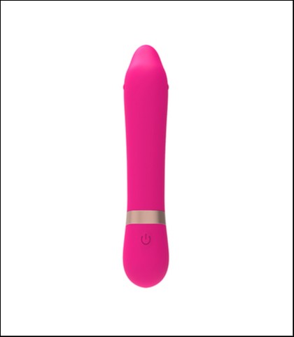 Silikonski roze vibrator - 12cm - cuddly vibe