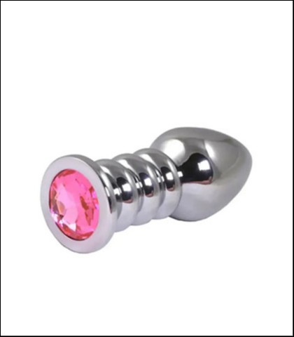 Metalna kupa sa pink dijamantom / 10cm