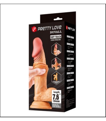 REALISTICNI SILIKONSKI DILDO - DUVALL 19.5CM