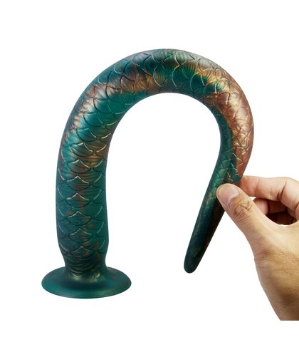 Silikonski dildo - monster verdant titan