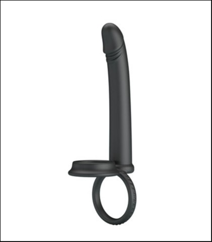 Silikonski dildo/prsten moses