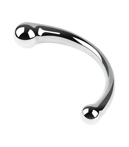 Dildo od nerdjajuceg celika curvy g spot double ended