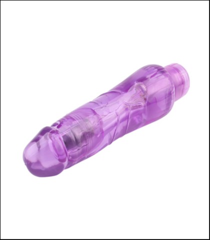 Ljubicasti vibrator - 20cm - precious purple
