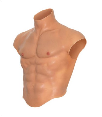 Vestacki muski torzo silicone male torso shirt