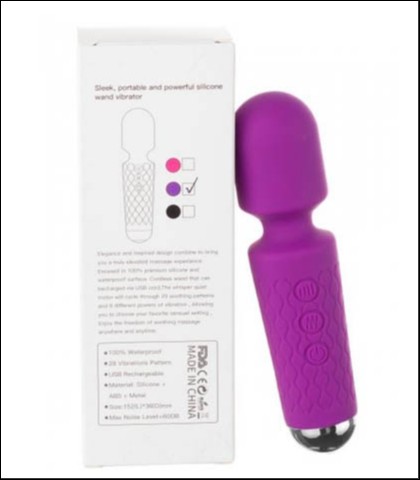 Mini massager wand purple argus