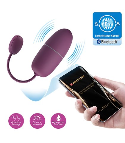 Ljubicasto vibro jaje aplikacija nymph