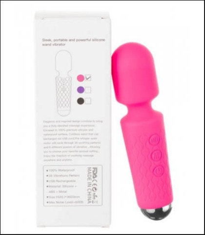 Mini massager wand pink argus