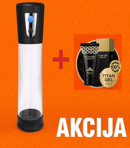 AUTOMATSKA PUMPA ZA PENIS NA BATERIJE + TITAN GOLD