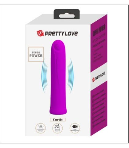 MINI SILIKONSKI VIBRATOR - CURTIS 10CM