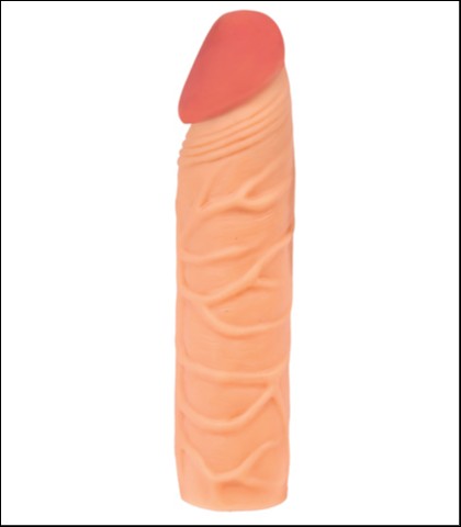 Realistična navlaka za penis 16.5cm + lubrikant