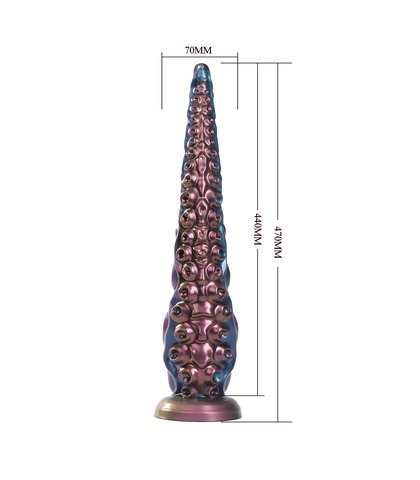 Silikonski dildo - monster maelstrom beastlord
