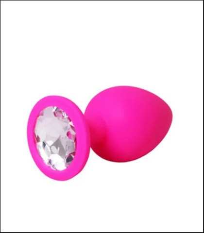 Silikonska analna kupa - pink