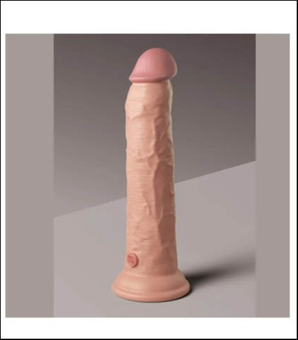 Kvalitetni silikonski vibro dildo 23cm 2density