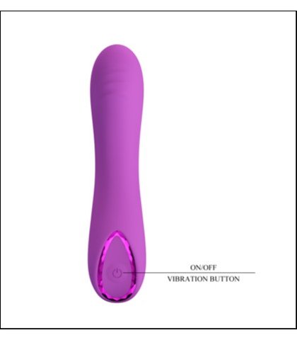 Silikonski ljubicasti vibrator - dj dick