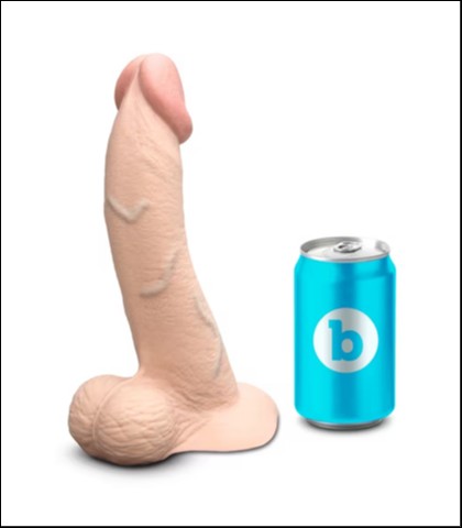 B-vibe slipskin curvy 22cm