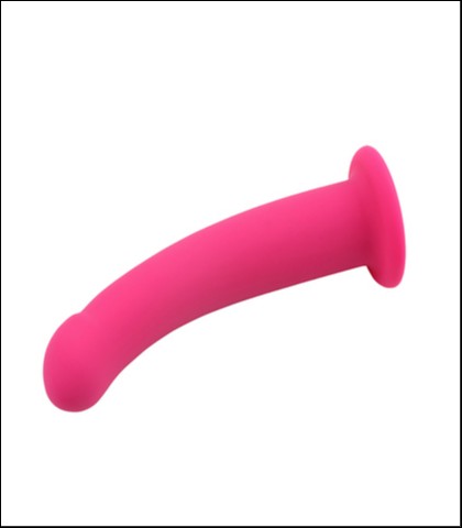 Roze silikonski dildo bez testisa
