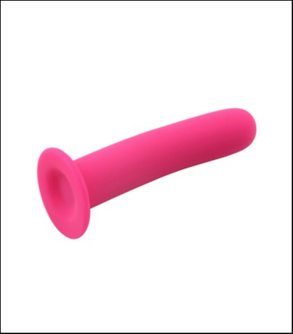 Roze silikonski dildo bez testisa