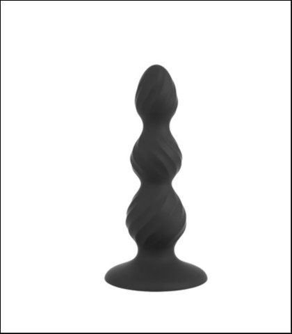 Analni dildo 15cm black mont