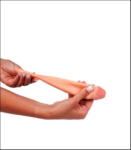 Realistična navlaka za penis 17.5cm