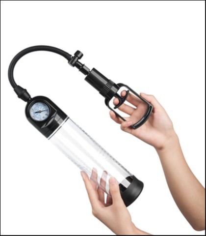 Pumpa za penis sa barometrom gauge penis pump