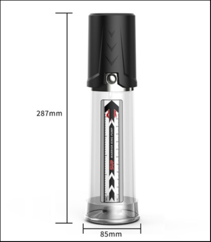 Teleskop pumpa za penis + hyper man