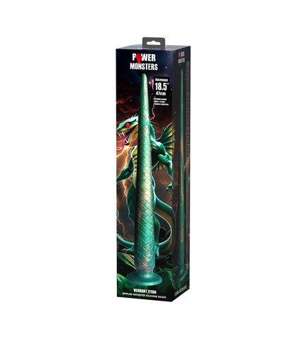 SILIKONSKI DILDO - MONSTER VERDANT TITAN